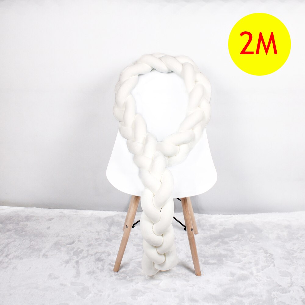 Braided Crib Bumper Baby Cushion